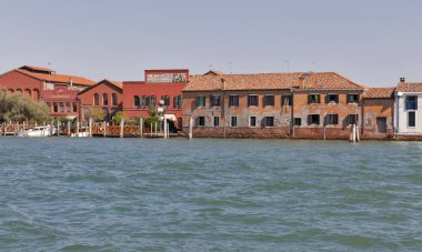 Ducale cam fabrika üzerinde Adası Murano, Venedik, İtalya.