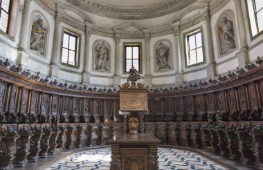 Kutsal kilise San Giorgio Maggiore iç Venedik, İtalya.