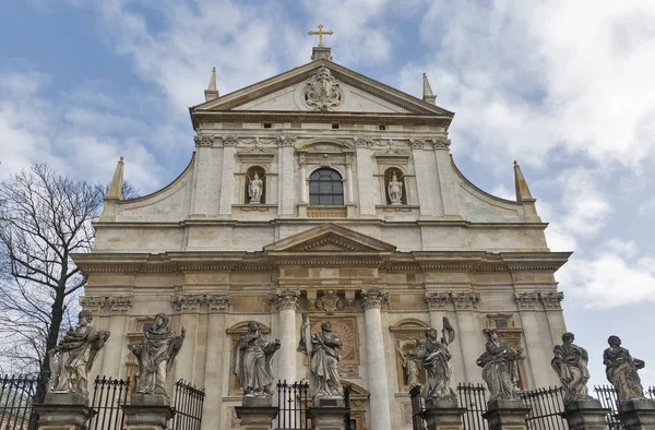 Heiligen Petrus en Paulus Kerk in Krakau, Polen. — Stockfoto