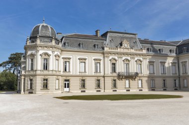 Festetics Sarayı avlu cephe Keszthely, Macaristan.