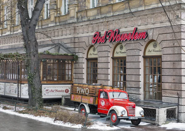 Polonya, Krakow 'daki Pod Wawelem restoranı.. — Stok fotoğraf