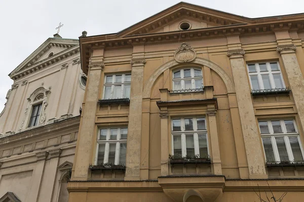 Lutheran Kilisesi St Martin, Krakow, Polonya. — Stok fotoğraf