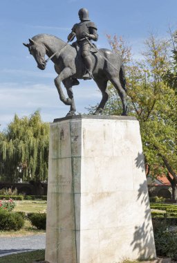Palatine Istvan heykel Keszthely, Macaristan.
