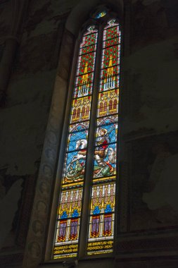 Gotik Franciscan Parish Kilisesi iç Keszthely, Macaristan.
