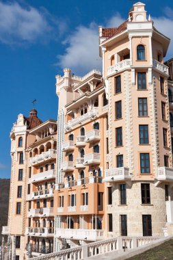 Royal Castle lüks otel cephe Elenite, Bulgaristan.