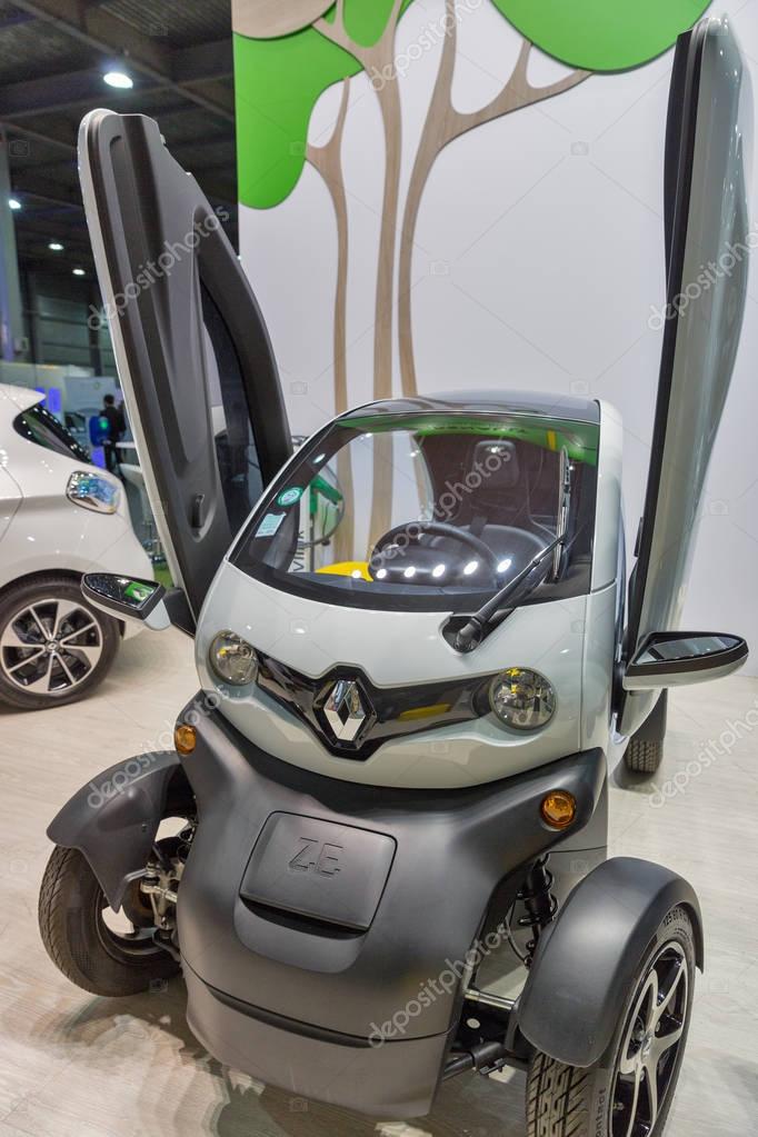 Renault Twizy electric car on Kiev Plug-in Ukraine 2017 ...