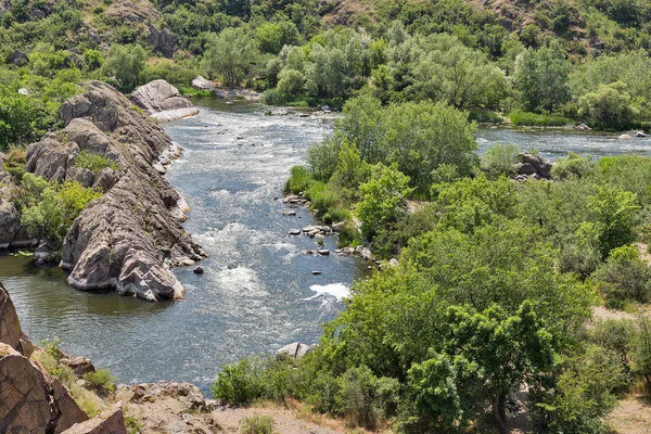 Güney Bug Nehri manzara Migeya, Ukrayna. — Stok fotoğraf