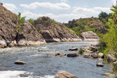 Güney Bug Nehri manzara Migeya, Ukrayna.
