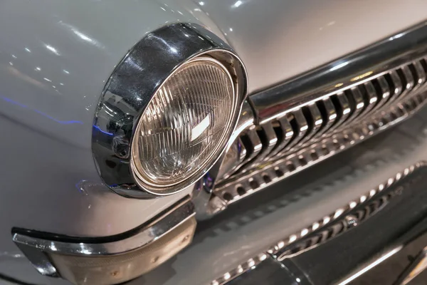Retro headlight of vintage car — Stock Photo, Image