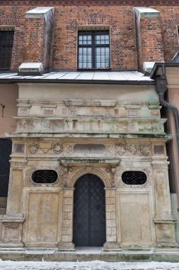 Krakow, Polonya'nın eski şehir St Barbara Kilisesi.