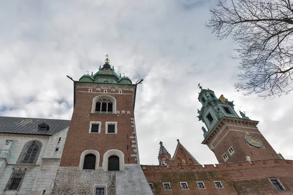 Wawel Kraliyet Kalesi Krakow, Polonya. — Stok fotoğraf