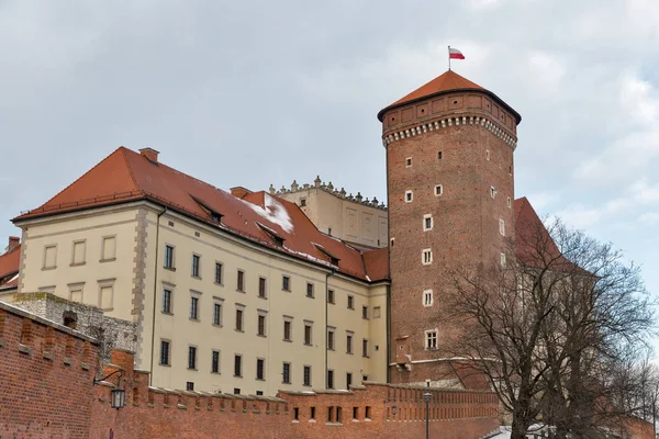 Wawel Royal castle Senator tower in Krakow, Poland. — Stock Photo, Image