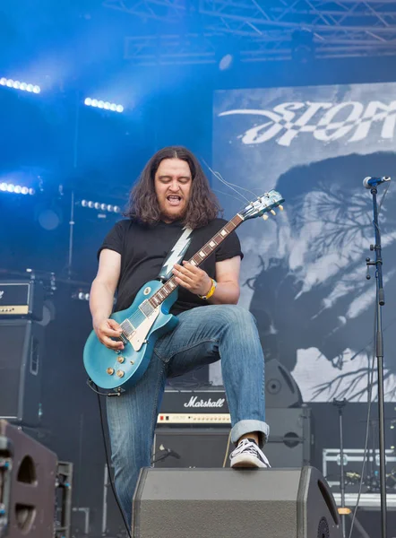 Rock grubu Atlas hafta sonu gerçekleştirir İsa uçmuş. Kiev, Ukrayna.