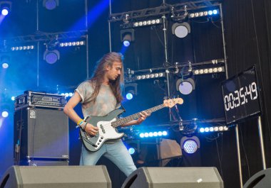 Rock grubu Atlas hafta sonu gerçekleştirir İsa uçmuş. Kiev, Ukrayna.