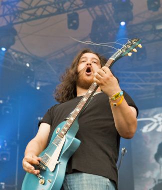 Rock grubu Atlas hafta sonu gerçekleştirir İsa uçmuş. Kiev, Ukrayna.