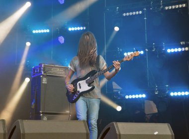 Rock grubu Atlas hafta sonu gerçekleştirir İsa uçmuş. Kiev, Ukrayna.