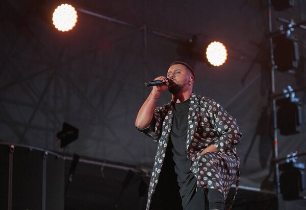 Певица Монатик выступает на Atlas Weekend в Киеве, Украина
.