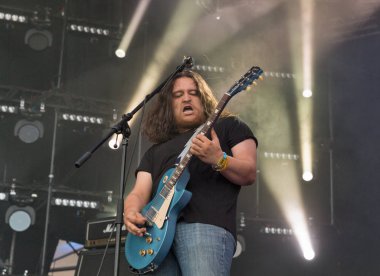 Rock grubu Atlas hafta sonu gerçekleştirir İsa uçmuş. Kiev, Ukrayna.