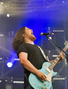 Rock grubu Atlas hafta sonu gerçekleştirir İsa uçmuş. Kiev, Ukrayna.