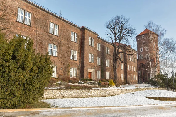 Inner courtyard in Wawel Castle of Krakow, Poland. — Stock Photo, Image