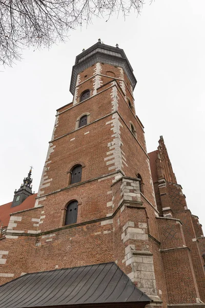Kościół Bożego ciała w dzielnicy żydowskiej Kazimierz, Kraków, Polska. — Zdjęcie stockowe