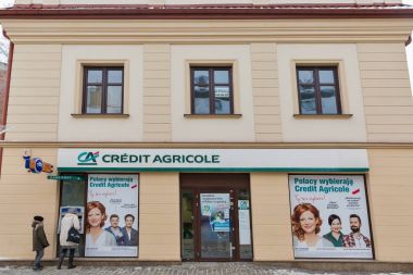 Credit Agricole bank Rzeszow, Polonya.