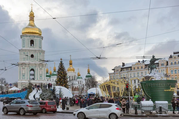 키예프, 우크라이나에서 공정한 크리스마스. — 스톡 사진