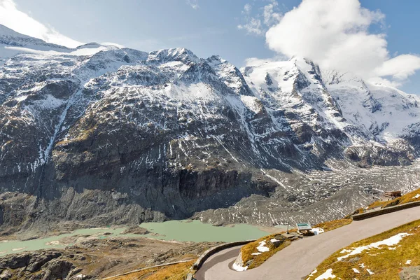 Droga alpejska Grossglockner w Austrii. — Zdjęcie stockowe