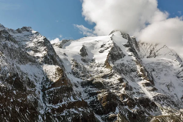 Kaiser Franz Josef glacier mountains. Grossglockner, Austrian Alps. — Stockfoto