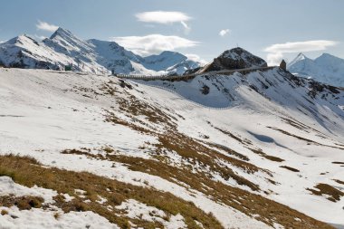 Avusturya 'daki Grossglockner Yüksek Alp Yolu.