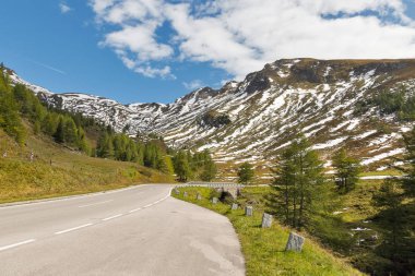 Avusturya 'daki Grossglockner Yüksek Alp Yolu.
