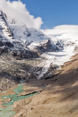 Kaiser Franz Josef glacier. Grossglockner, Austrian Alps.