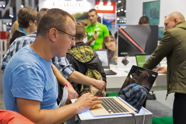 Acer booth at CEE 2017 in Kiev, Ukraine — Stock Photo, Image