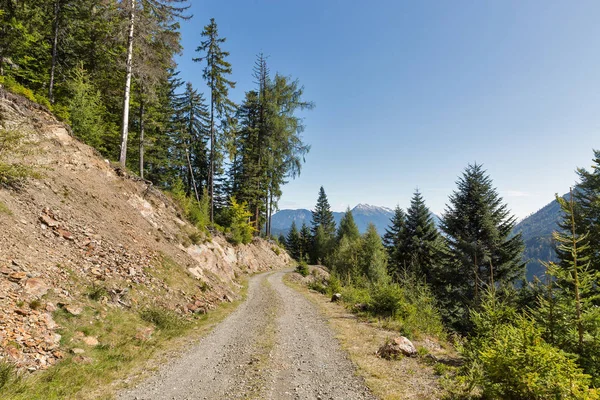 Estrada alpina em Western Carinthia, Áustria . — Fotografia de Stock