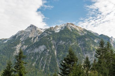 Alp manzara Western Carinthia, Avusturya.