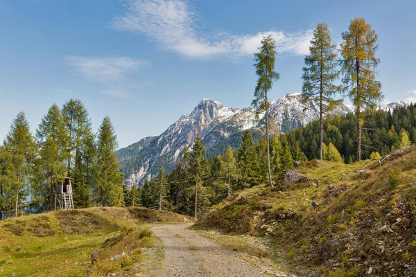 Paisagem de montanhas alpinas em Western Carinthia, Áustria . — Fotografia de Stock