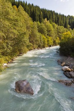 Gail nehir Batı Carinthia, Avusturya