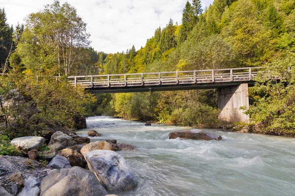 Gail River Bridge in Westkärnten, Österreich — Stockfoto