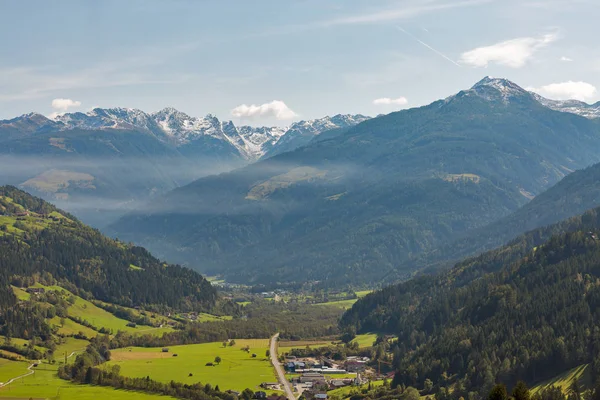 Alpine rural landscape in Western Carinthia, Austria. Stock Picture