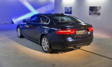 Kiev, Ukrayna Jaguar Xe ile sergi.