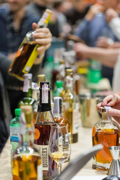 Whisky Dram Festival a Kiev, Ucraina . — Foto Stock