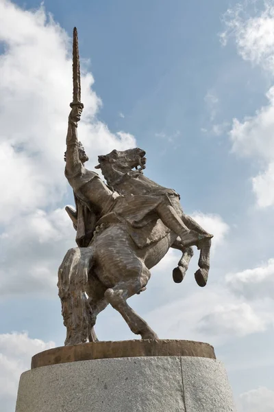 King Svatopluk statue in Bratislava Castle, Slovakia. — Stock Photo, Image
