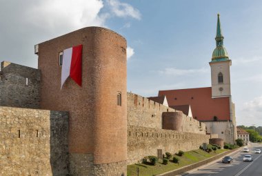 Bratislava Antik şehir surları, Slovakya.
