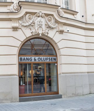 Bang ve Olufsen mağaza Bratislava, Slovakya.