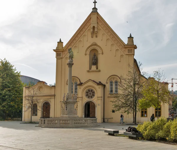 Kościół Świętego Stefana w Bratysławie, Słowacja. — Zdjęcie stockowe