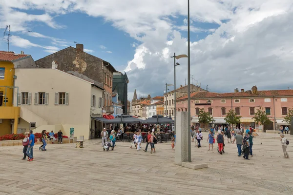 Freedom Square in Porec, Crioatia. — Stock Photo, Image