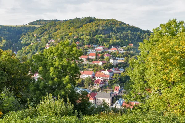 Stiavnica Банська-townscape, Словаччина — стокове фото