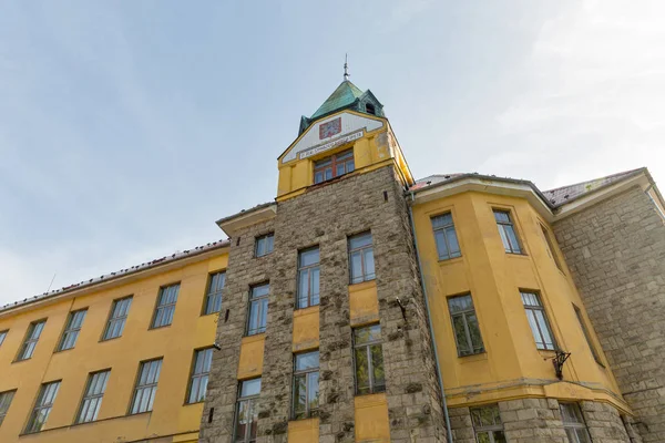 Andrey Kmet Real Gymnasium in Banska Stiavnica, Slovakia. — Stock Photo, Image