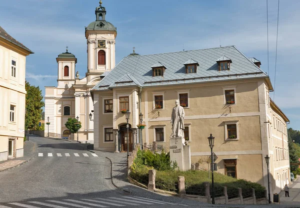 Oude stad van Banska Stiavnica, Slowakije. — Stockfoto