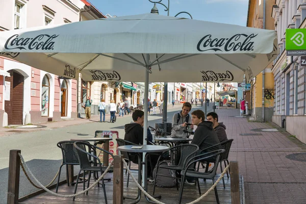 Dolna street, Banska Bystrica, Szlovákia. — Stock Fotó
